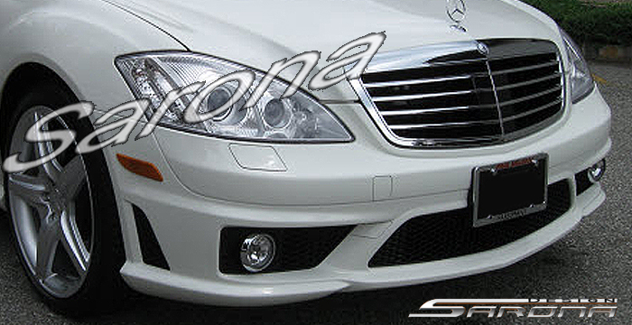 Custom Mercedes S Class Front Bumper  Sedan (2007 - 2009) - $590.00 (Part #MB-002-FB)